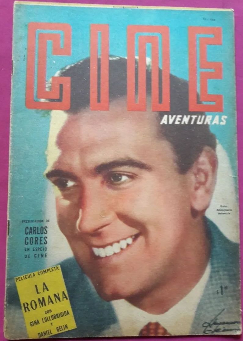 CINE AVENTURAS magazine side cover Issue 444 5 May 1955