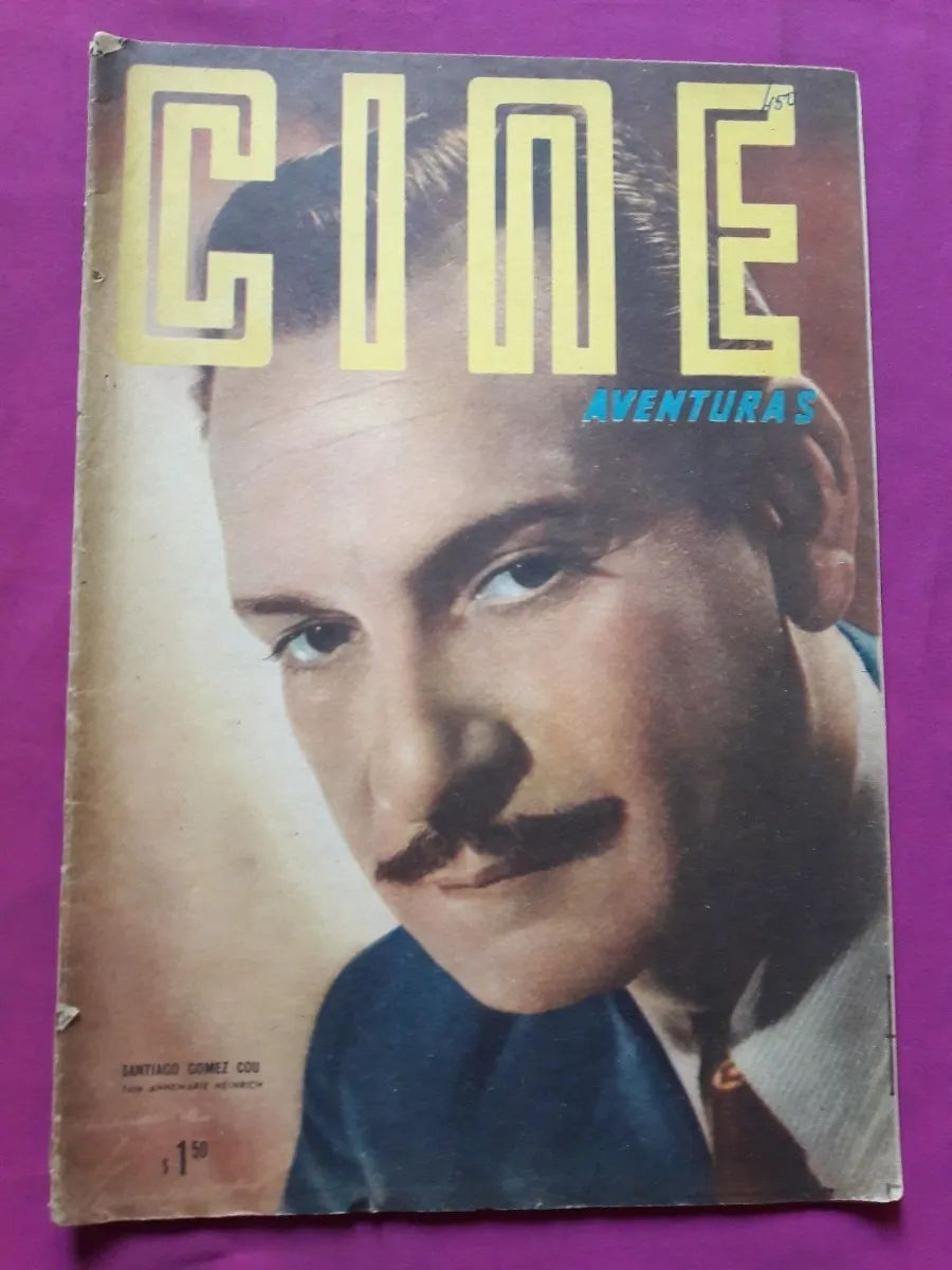 CINE AVENTURAS magazine side cover Issue 450 16 June 1955