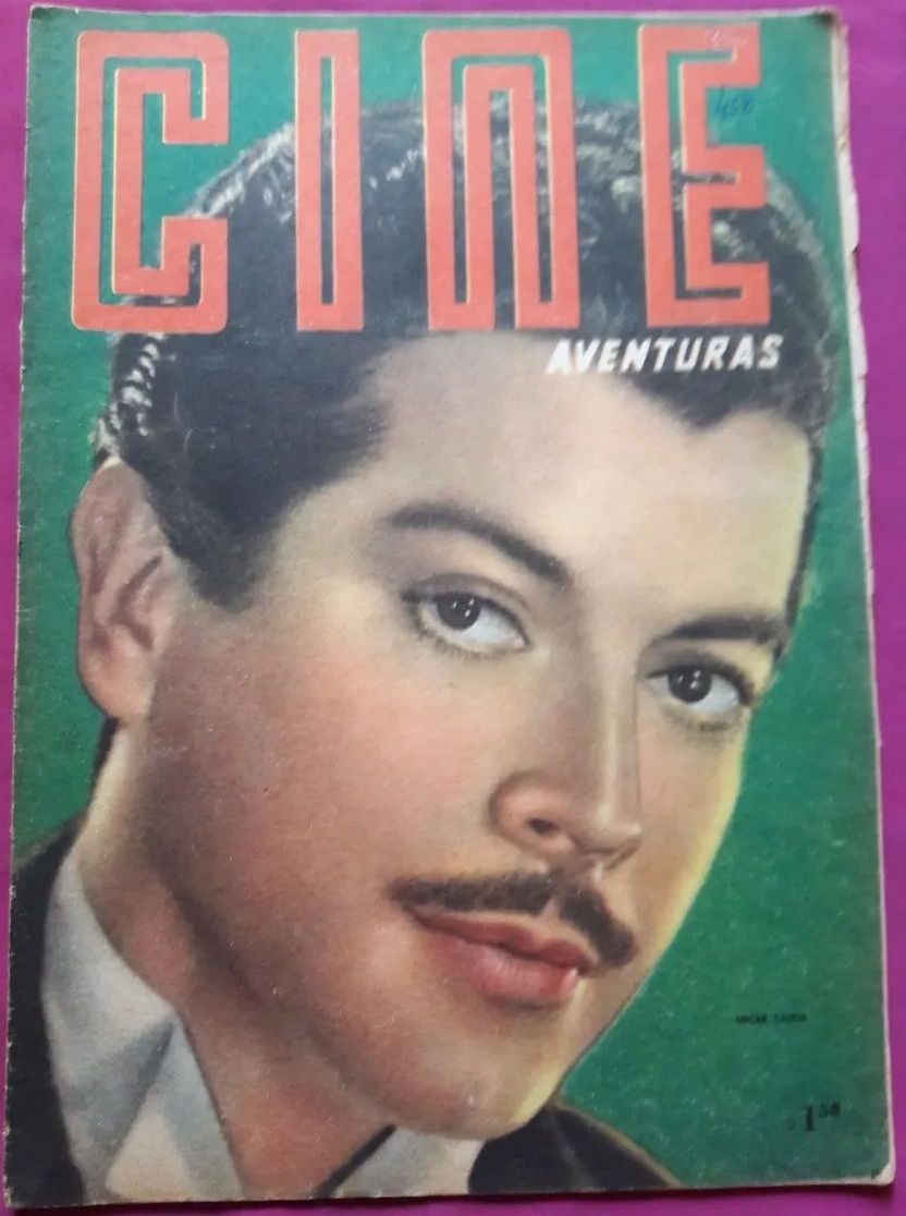 CINE AVENTURAS magazine side cover Issue 458 11 August 1955