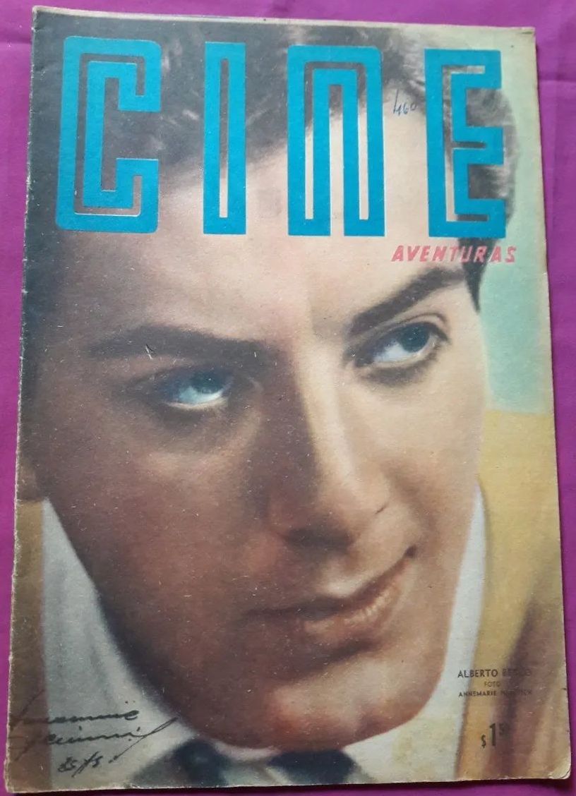 CINE AVENTURAS magazine side cover Issue 460 25 August 1955