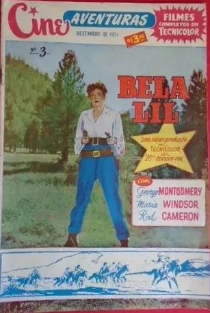 CINE AVENTURAS (Br) magazine side cover Issue 3  December 1951