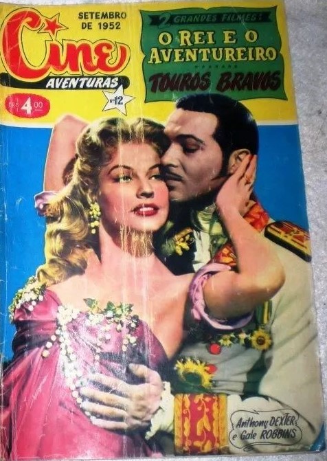 CINE AVENTURAS (Br) magazine side cover Issue 12  September 1952