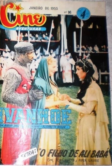 CINE AVENTURAS (Br) magazine side cover Issue 16  January 1953