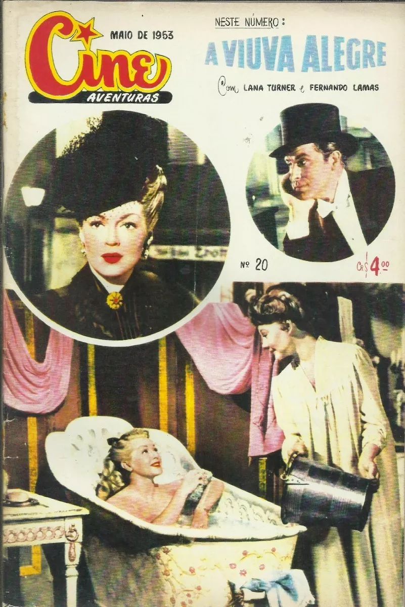 CINE AVENTURAS (Br) magazine side cover Issue 20  May 1953