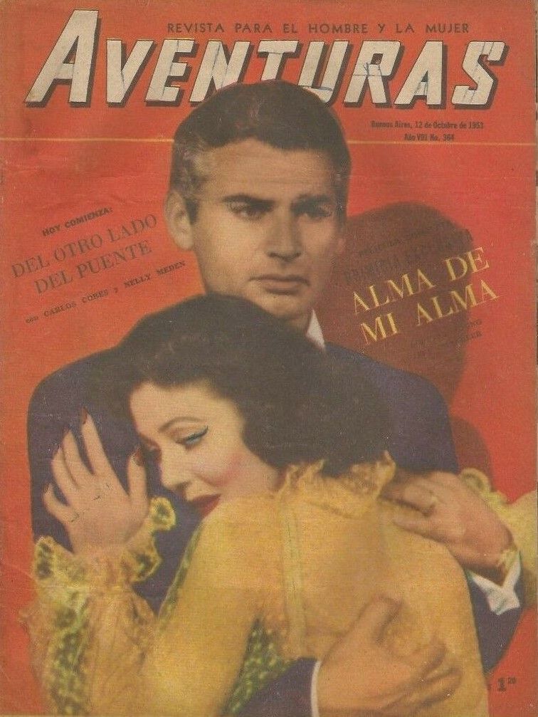 CINE AVENTURAS magazine side cover Issue 364 12 October 1953