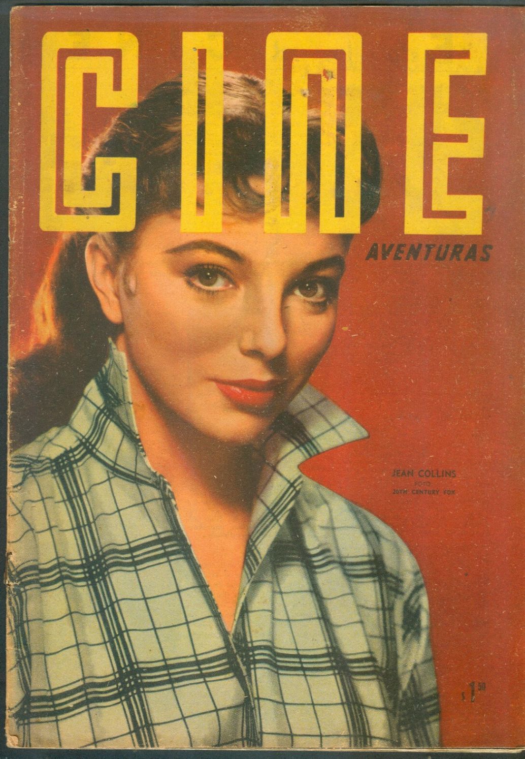 CINE AVENTURAS magazine side cover Issue 464 20 September 1955