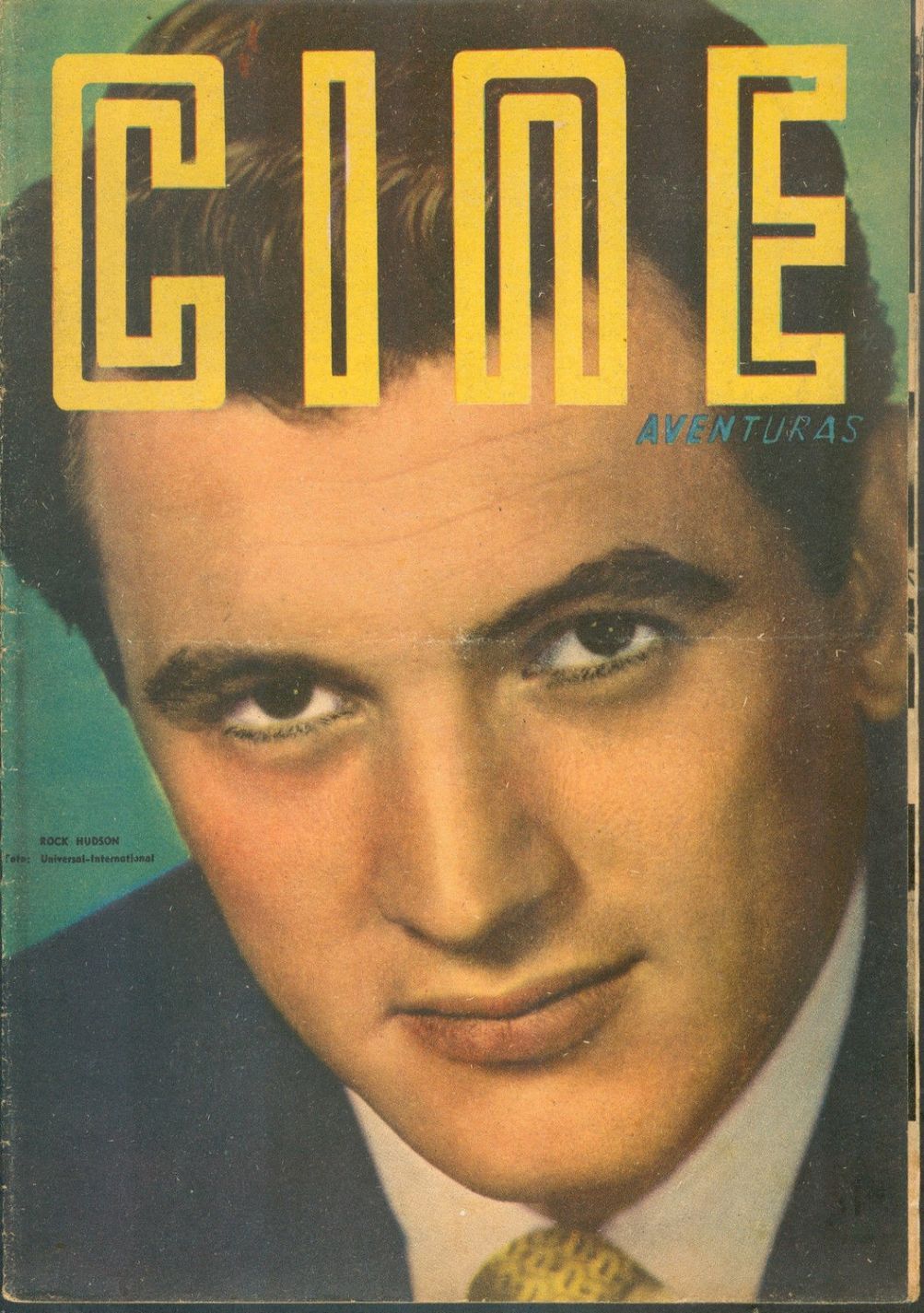 CINE AVENTURAS magazine side cover Issue 486 1 March 1956