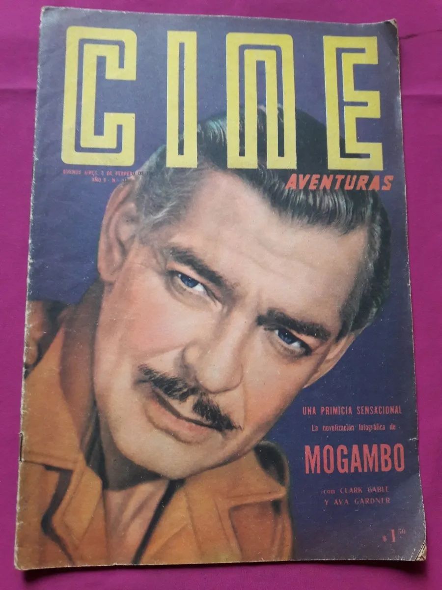 CINE AVENTURAS magazine side cover Issue 432 3 February 1955