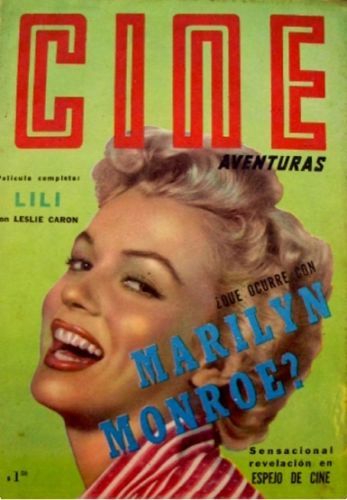 CINE AVENTURAS magazine side cover Issue 438 24 March 1955