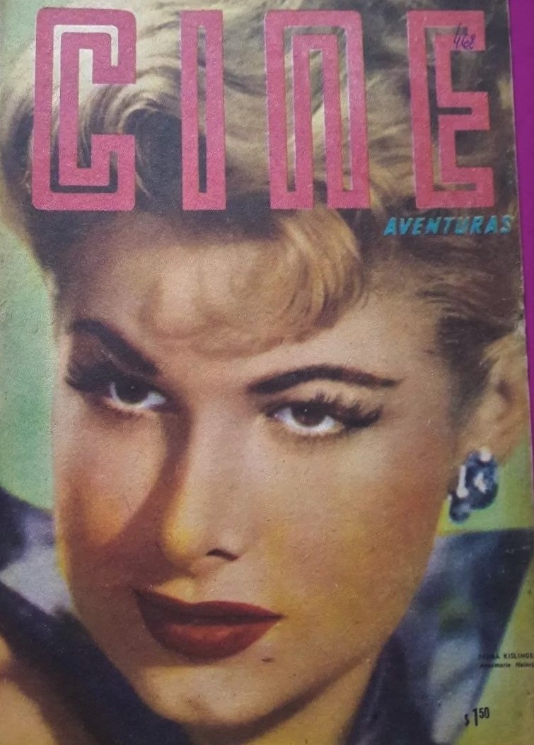 CINE AVENTURAS magazine side cover Issue 468 27 October 1955