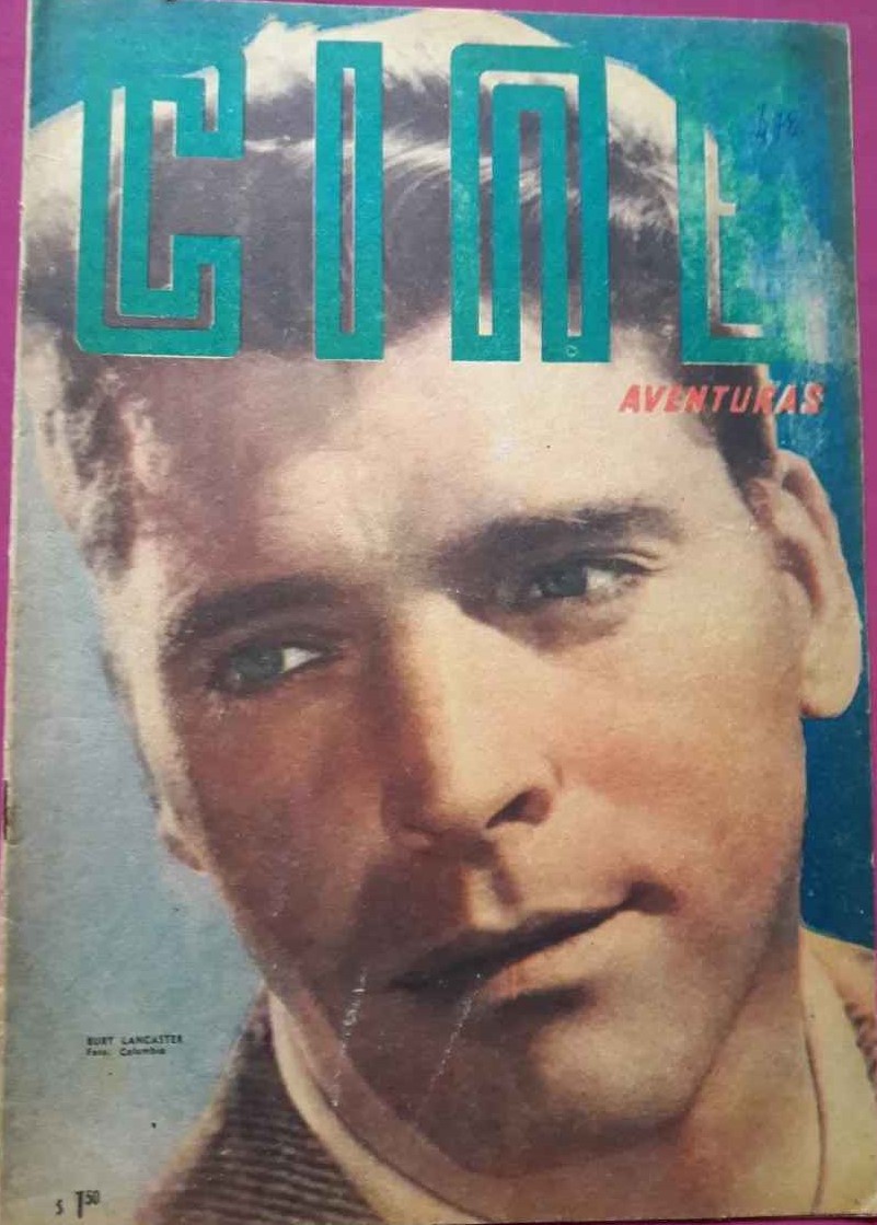 CINE AVENTURAS magazine side cover Issue 478  January 1956