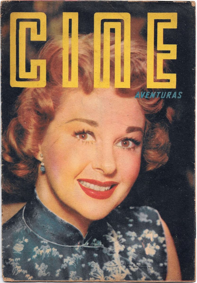 CINE AVENTURAS magazine side cover Issue 485  February 1956