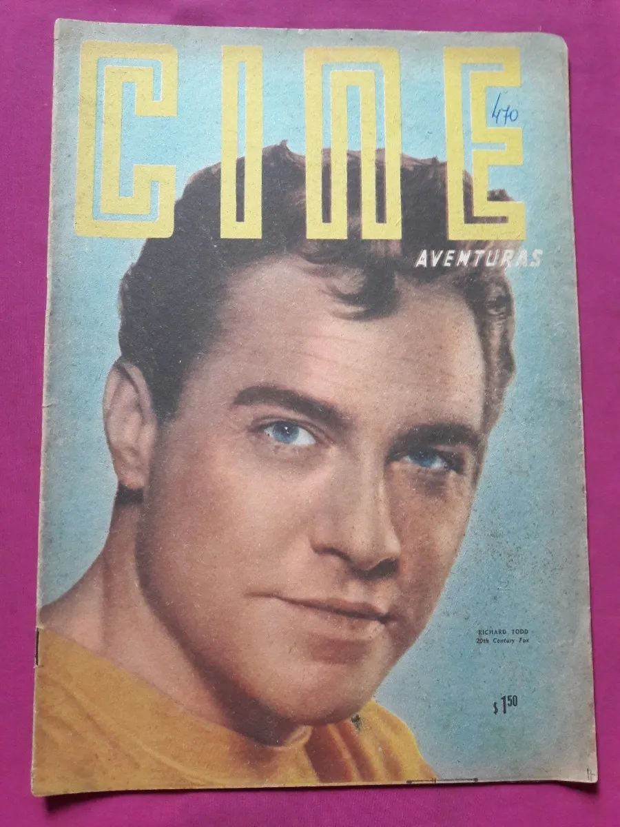 CINE AVENTURAS magazine side cover Issue 470 10 November 1955