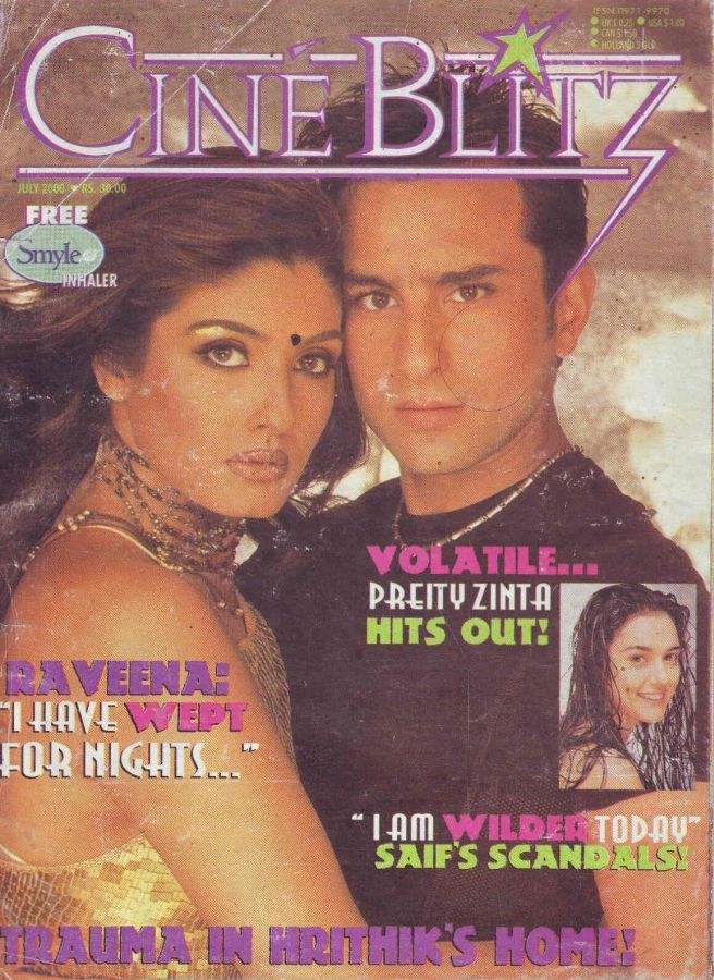 CINE BLITZ magazine side cover July 2000