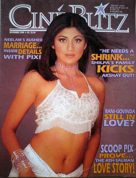 CINE BLITZ magazine side cover November 2000