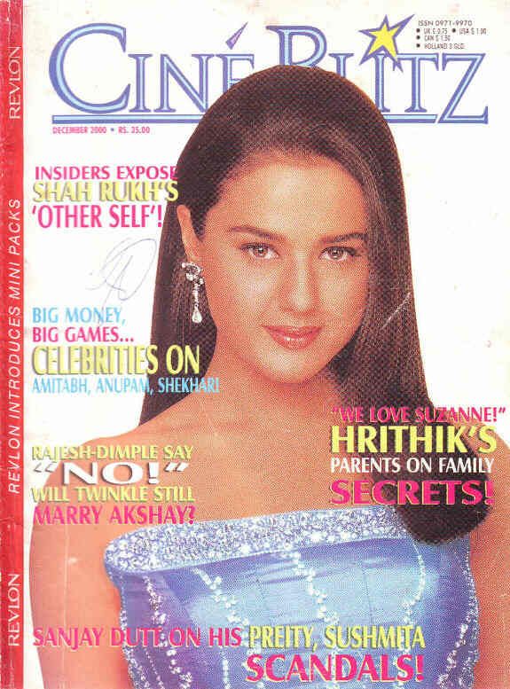 CINE BLITZ magazine side cover December 2000
