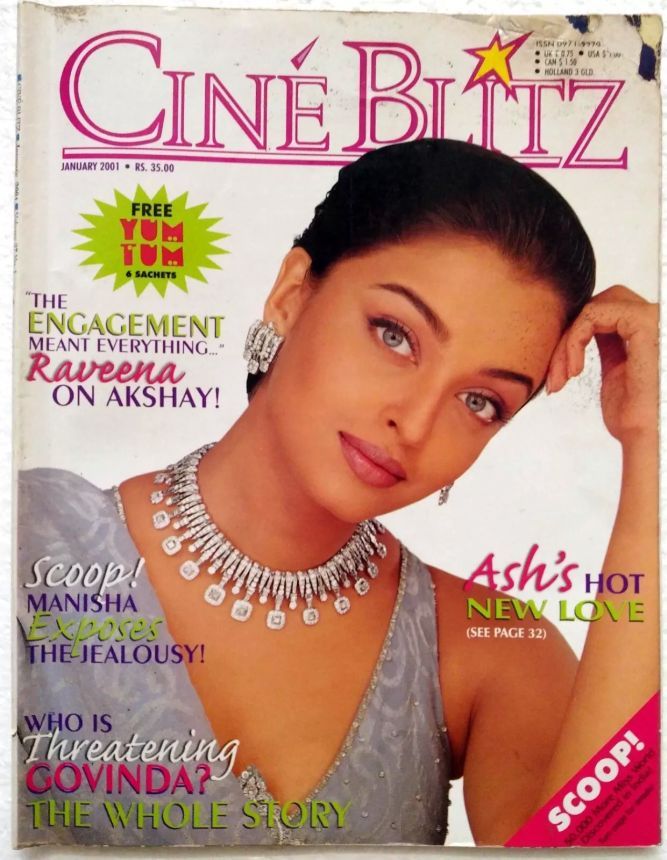CINE BLITZ magazine side cover January 2001