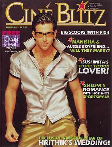 CINE BLITZ magazine side cover February 2001