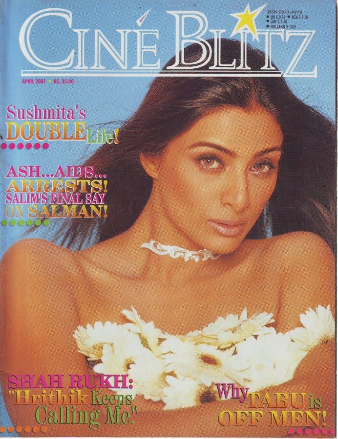 CINE BLITZ magazine side cover April 2001