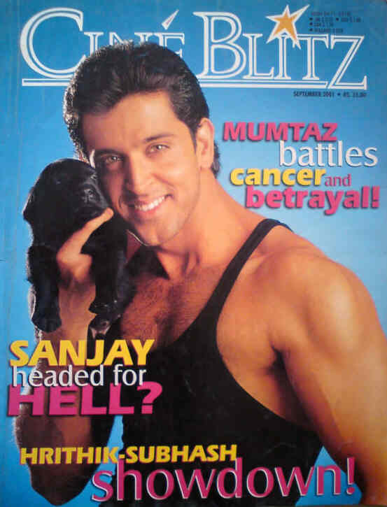 CINE BLITZ magazine side cover September 2001