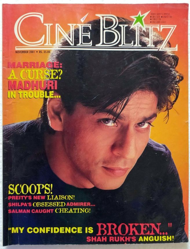 CINE BLITZ magazine side cover November 2001