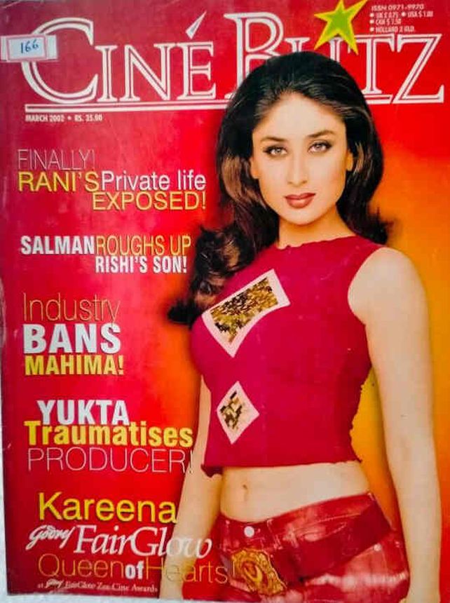 CINE BLITZ magazine side cover March 2002