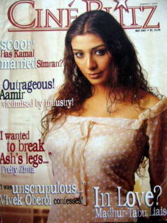 CINE BLITZ magazine side cover May 2002