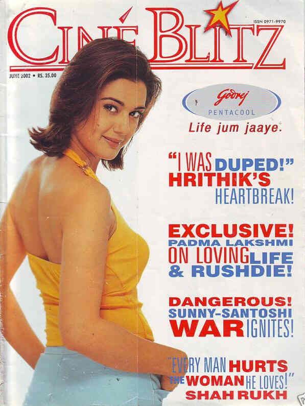 CINE BLITZ magazine side cover June 2002