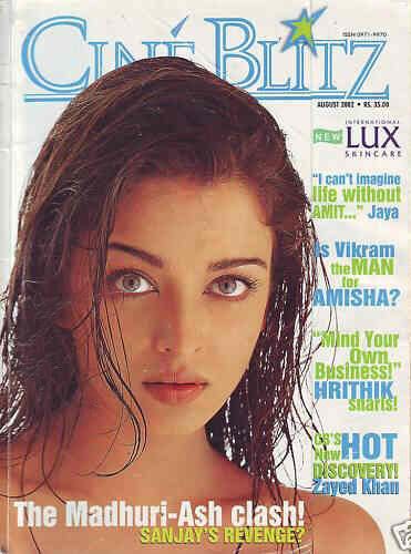 CINE BLITZ magazine side cover August 2002