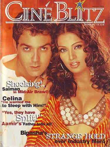 CINE BLITZ magazine side cover October 2002