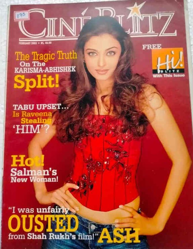 CINE BLITZ magazine side cover February 2003