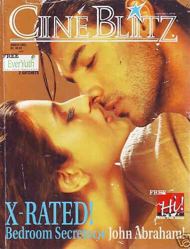 CINE BLITZ magazine side cover March 2003
