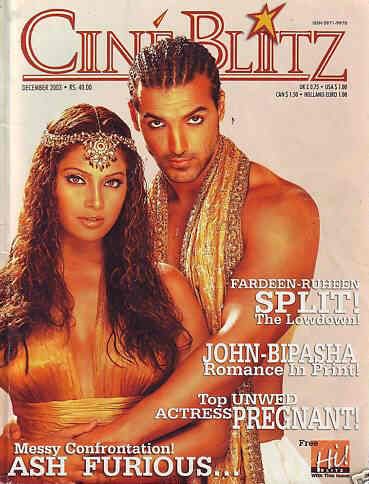 CINE BLITZ magazine side cover December 2003