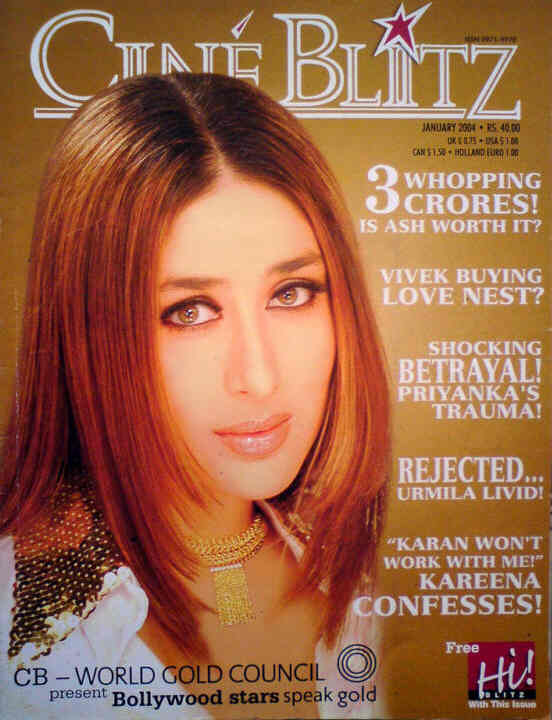 CINE BLITZ magazine side cover January 2004