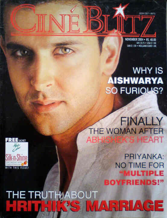 CINE BLITZ magazine side cover November 2004