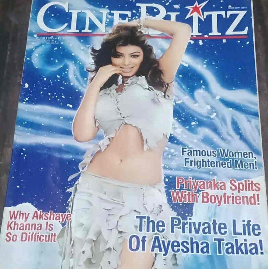 CINE BLITZ magazine side cover October 2005