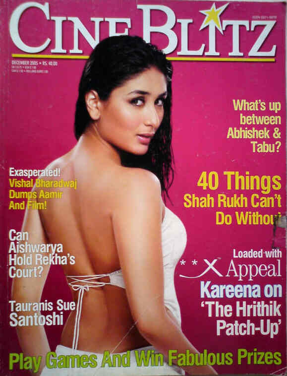 CINE BLITZ magazine side cover December 2005