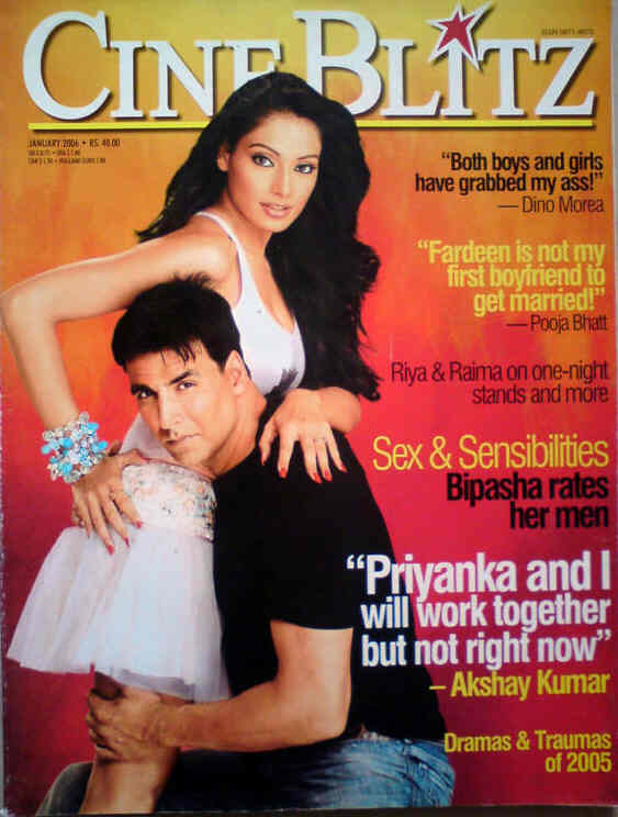 CINE BLITZ magazine side cover January 2006