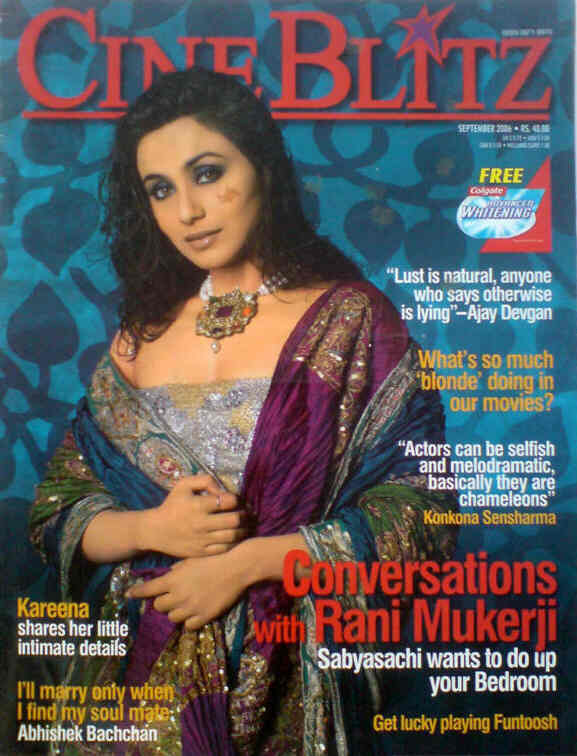 CINE BLITZ magazine side cover September 2006