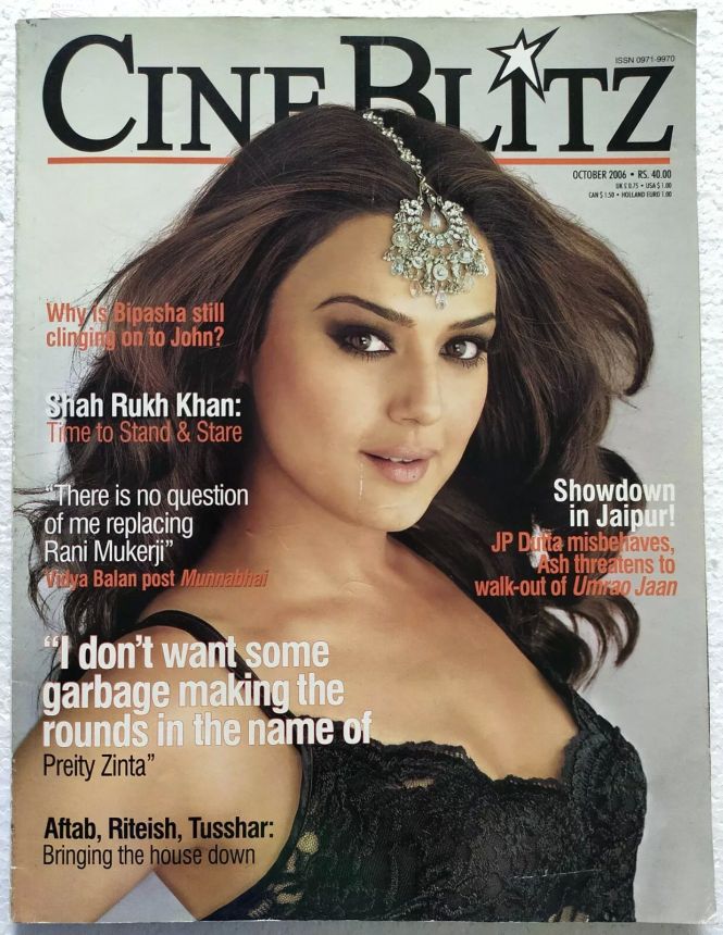 CINE BLITZ magazine side cover October 2006
