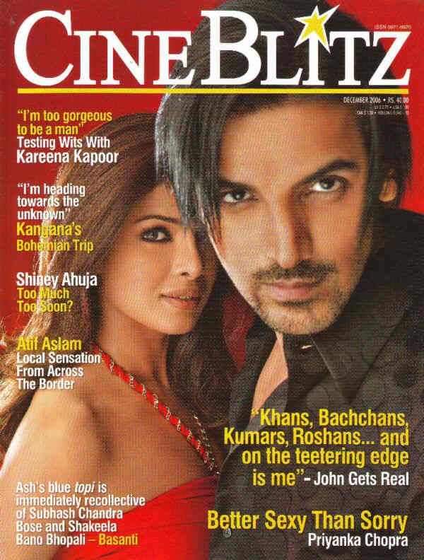 CINE BLITZ magazine side cover December 2006