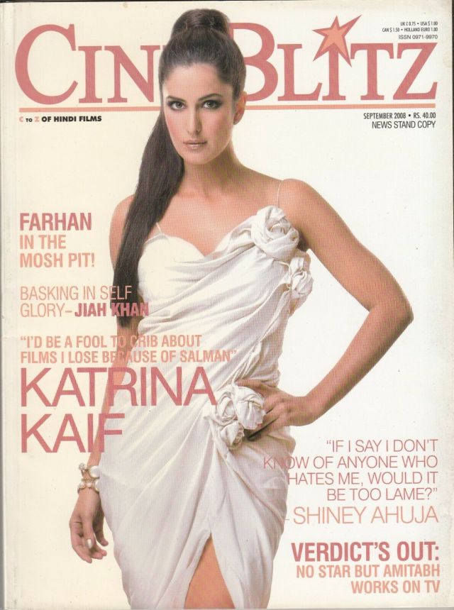 CINE BLITZ magazine side cover September 2008