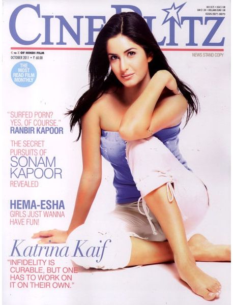 CINE BLITZ magazine side cover October 2011