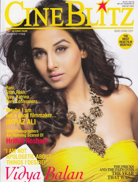 CINE BLITZ magazine side cover January 2012