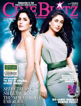 CINE BLITZ magazine side cover April 2012