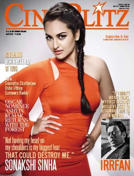 CINE BLITZ magazine side cover May 2012