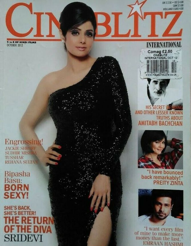 CINE BLITZ magazine side cover October 2012