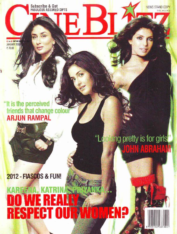 CINE BLITZ magazine side cover January 2013