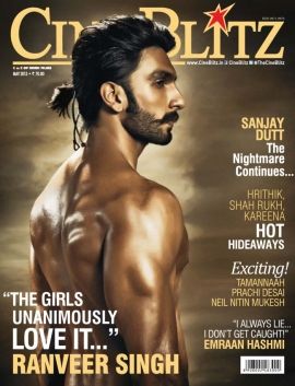 CINE BLITZ magazine side cover May 2013
