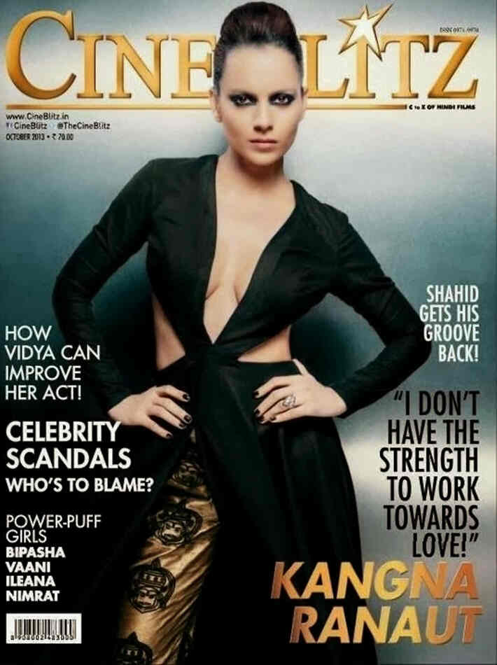 CINE BLITZ magazine side cover October 2013